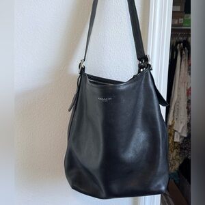 VINTAGE COACH 19893 Legacy Hobo Black Hobo XL Shoulder Bag